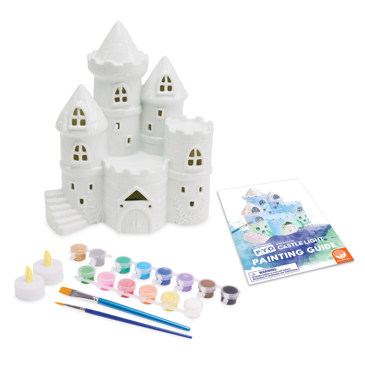 Mindware Paint Your Own Porcelain Castle Light