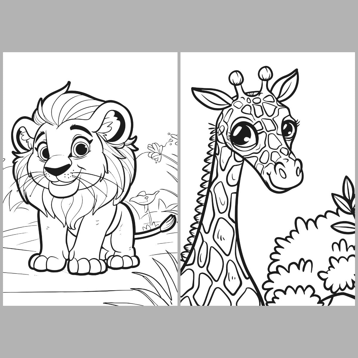 XXL Animal Kingdom Coloring Book