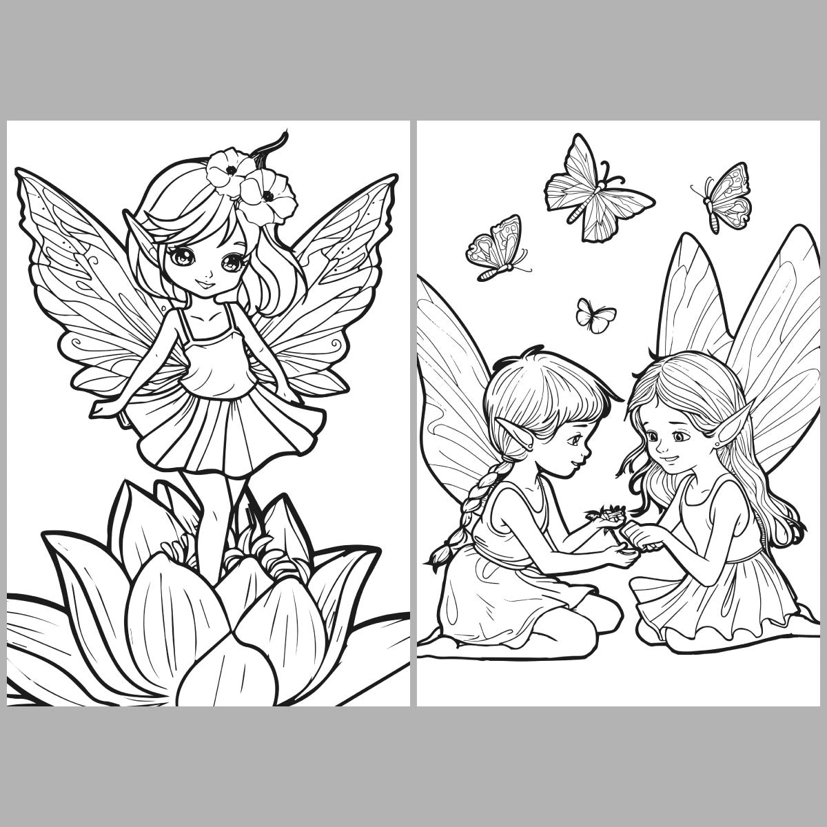 XXL Fairyland Fun Coloring Book
