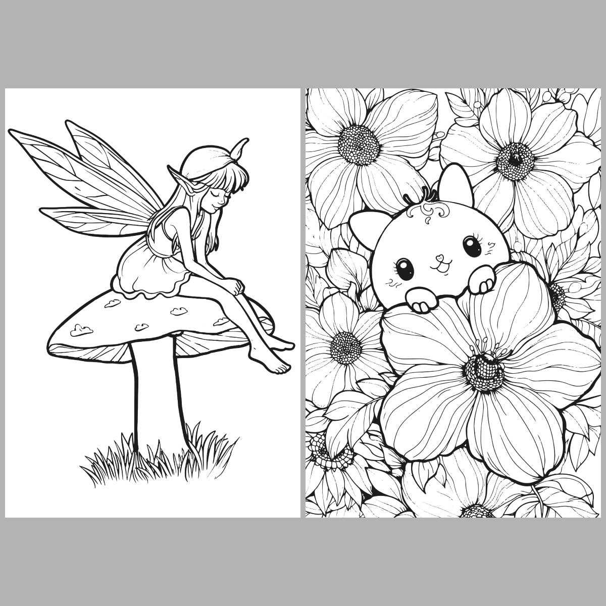 XXL Fairyland Fun Coloring Book