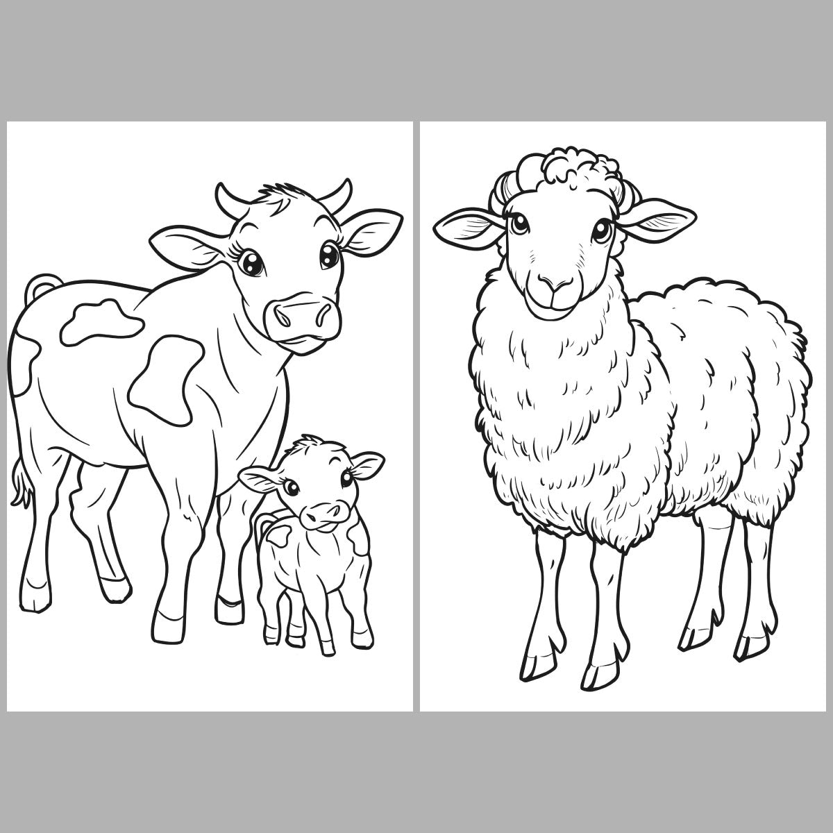 XXL Farm Friends Coloring Book
