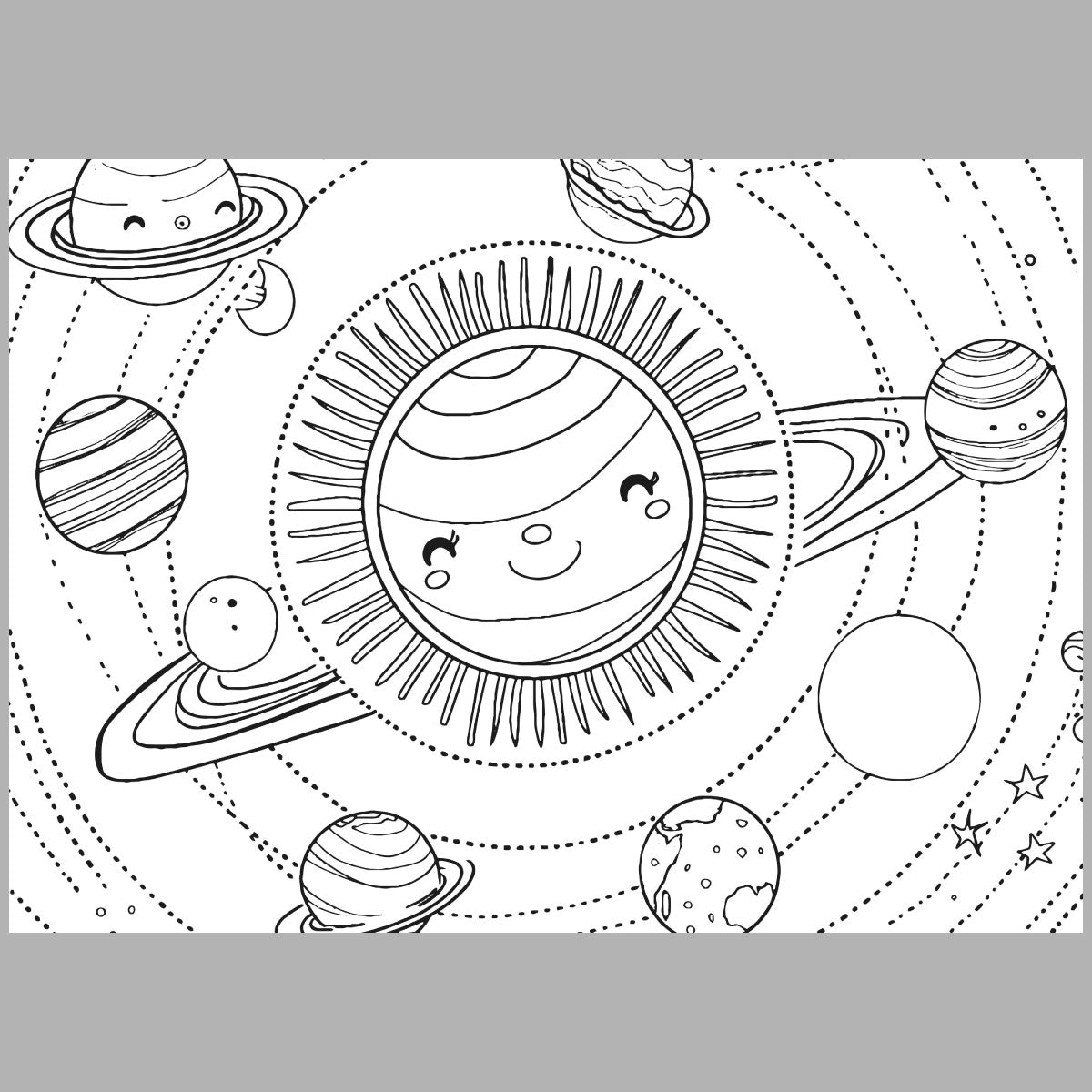 XXL Space Race Coloring Book