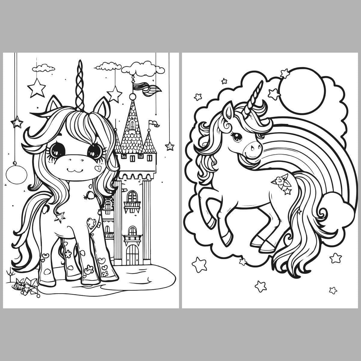 XXL Unicorn Dreams Coloring Book