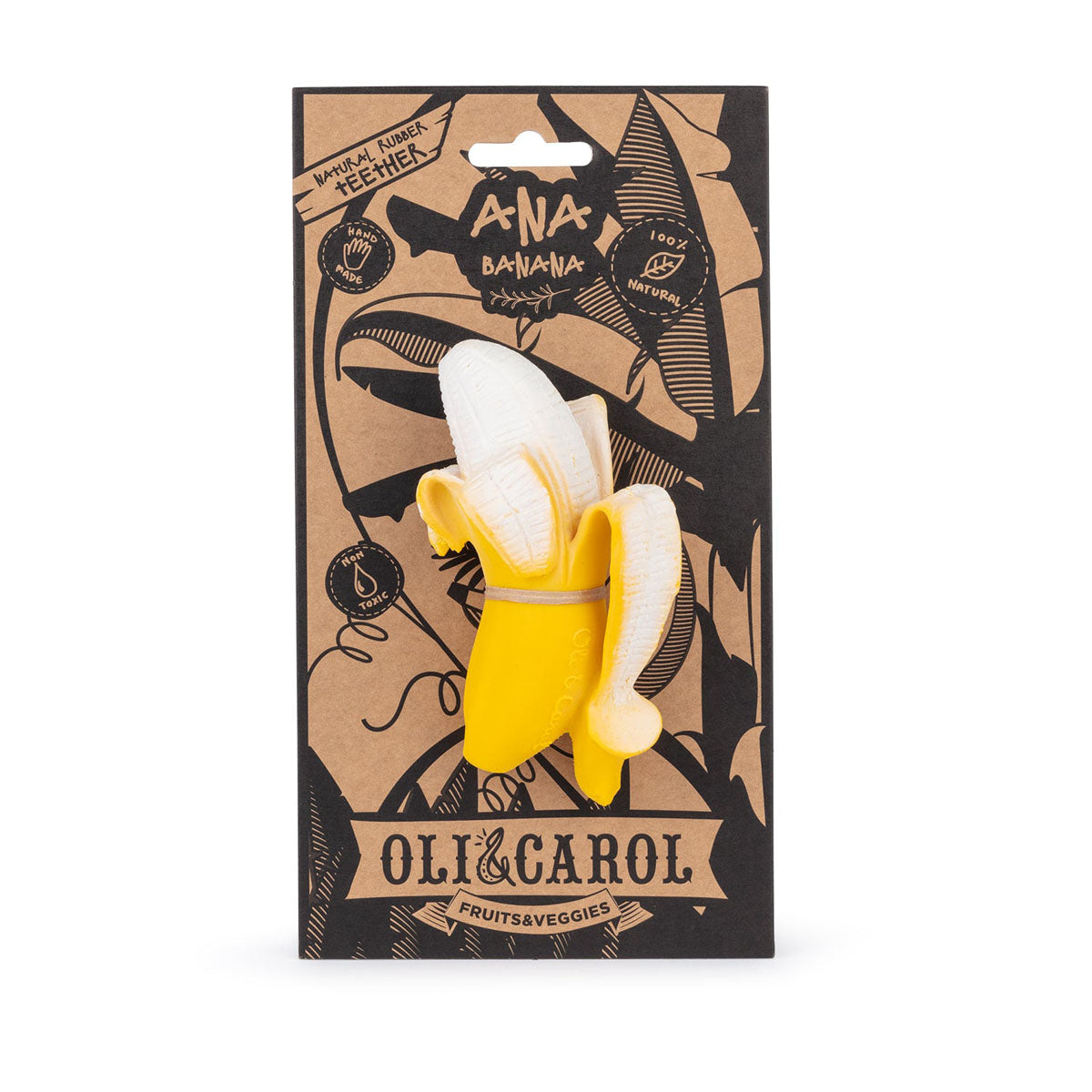 Oli and Carol Ana the Banana Baby Teether
