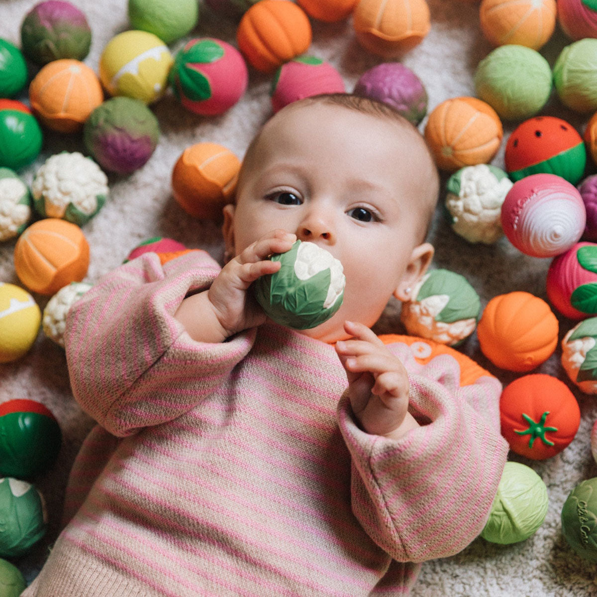 Oli and Carol Veggie Soup Baby Sensory Ball Set