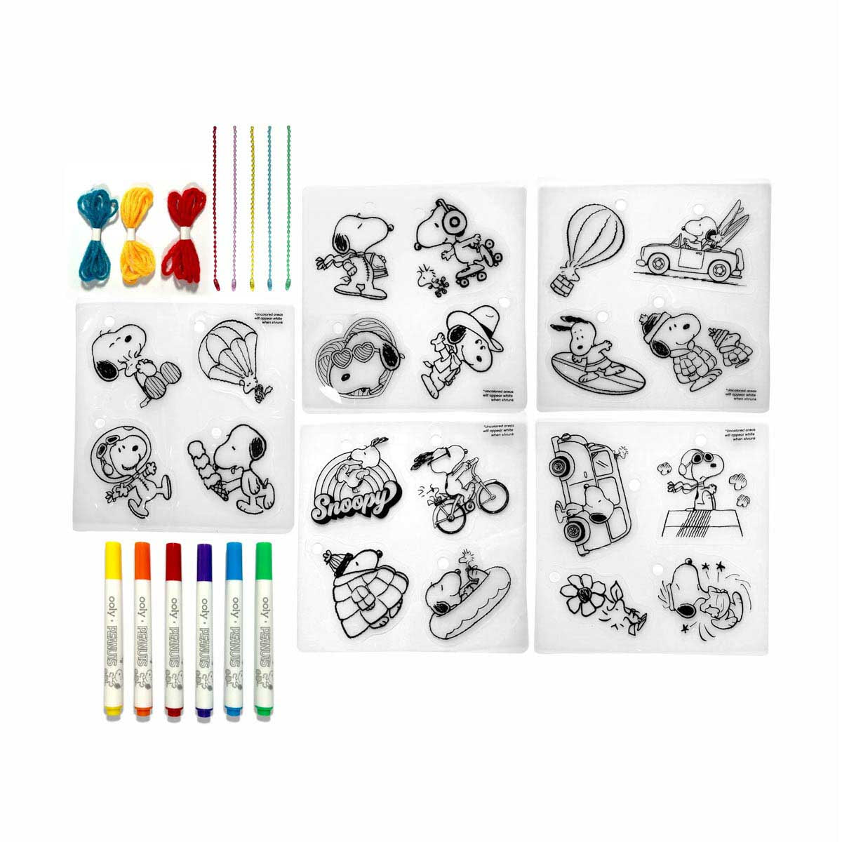 OOLY x Peanuts DIY Shrink Art Kit