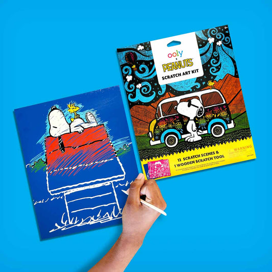 OOLY x Peanuts Scratch Art Kit