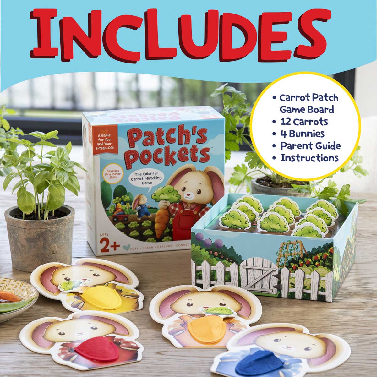 Patch’s Pockets Color Matching Game Peaceable Kingdom