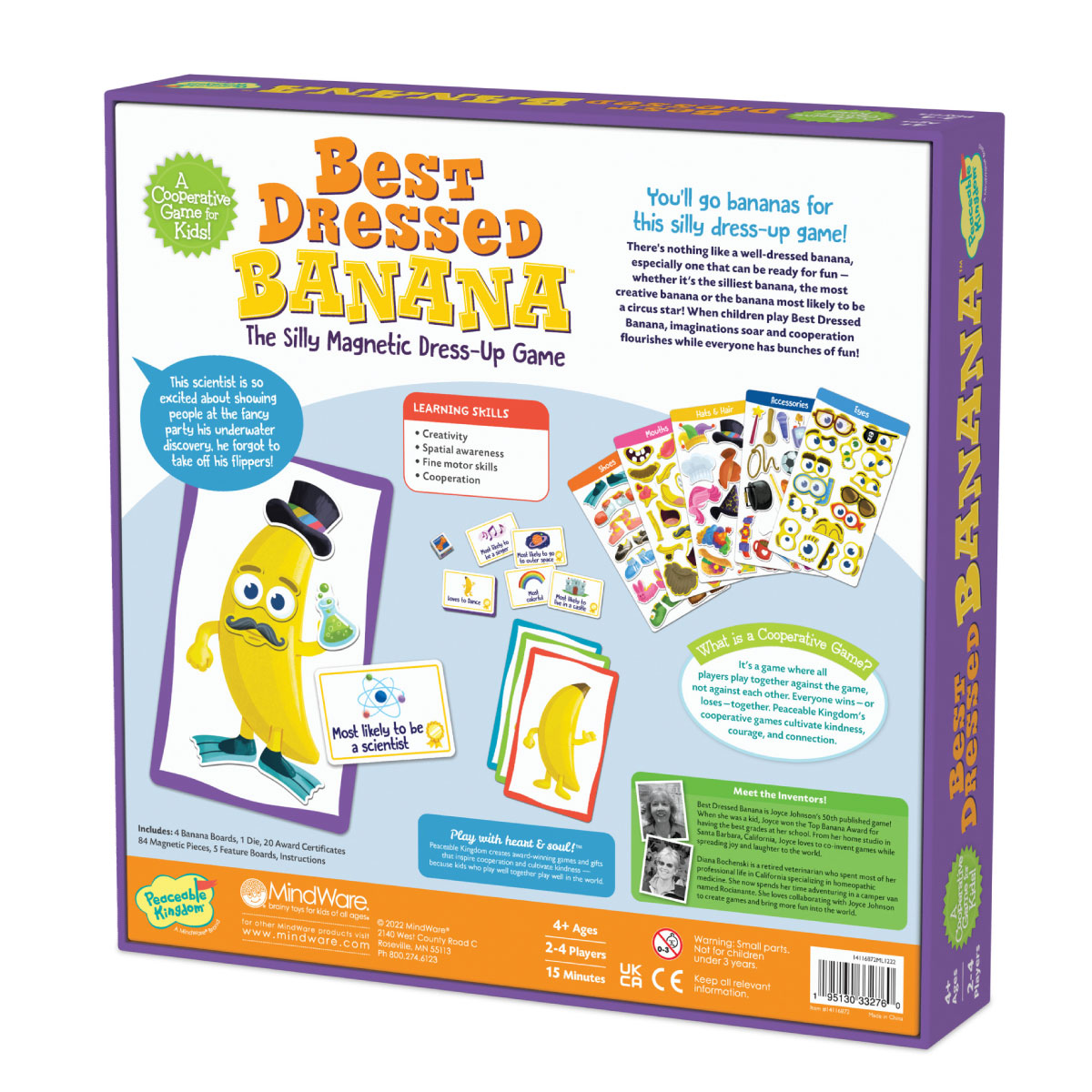 Peaceable Kingdom Best Dressed Banana Cooperative Game