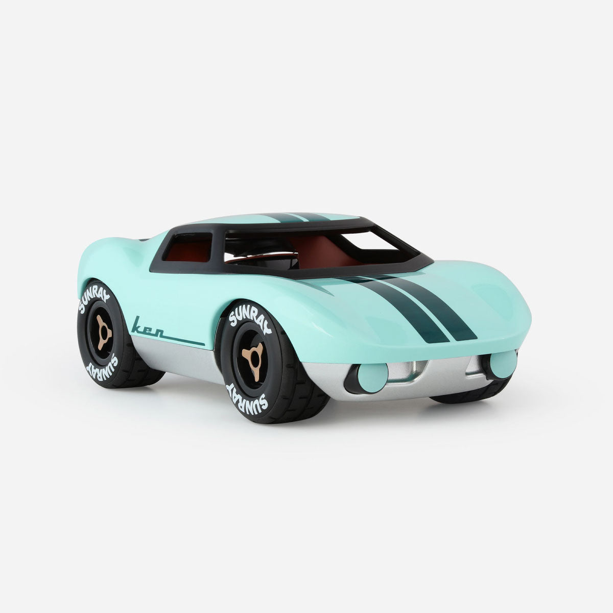 Playforever Ken Race Car - Parton Mint Blue