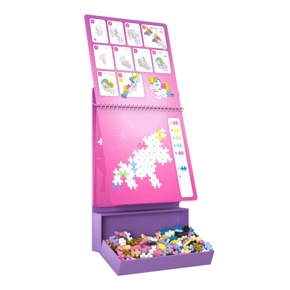 Plus-Plus Puzzle By Number Activity Pad - Fairytale