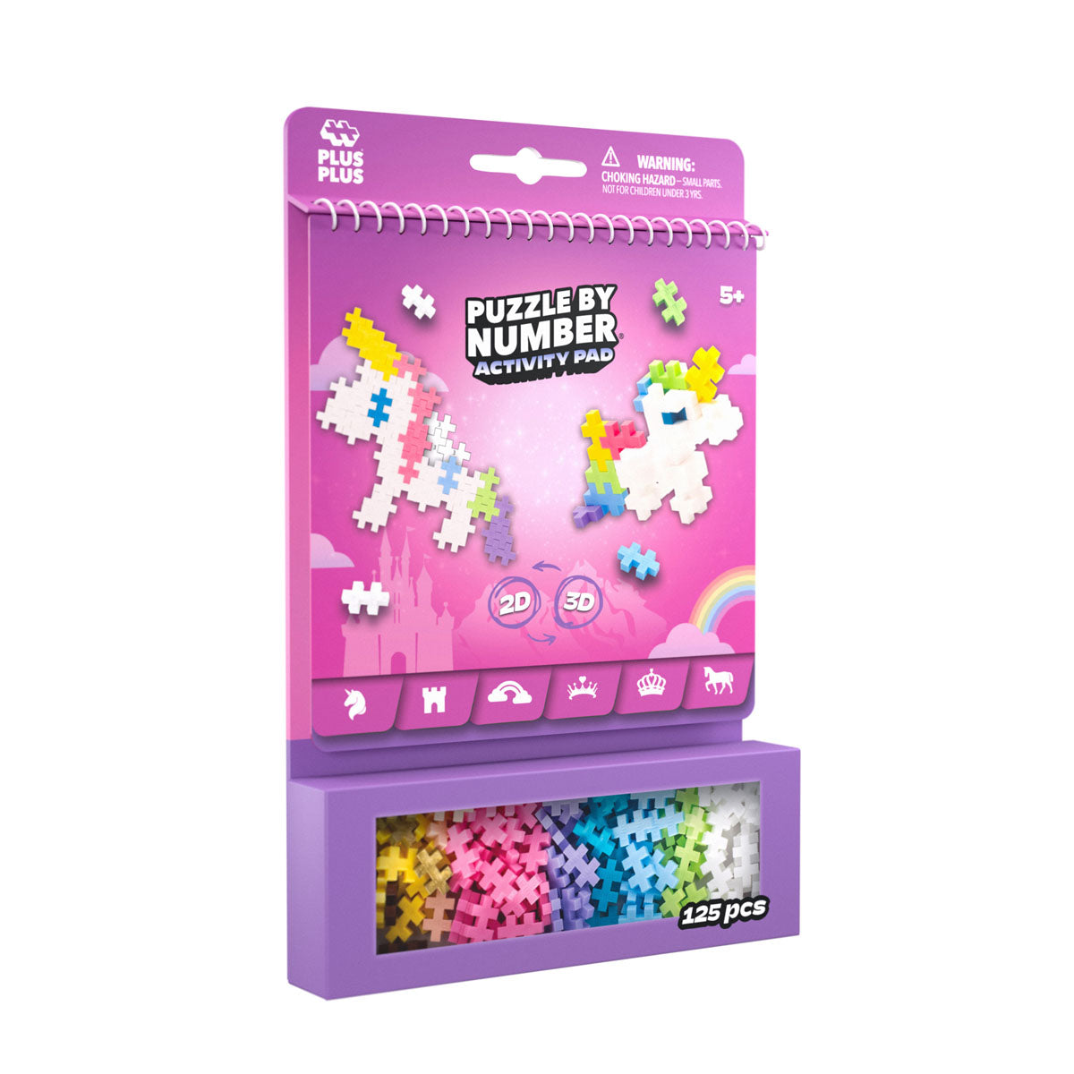 Plus-Plus Puzzle By Number Activity Pad - Fairytale