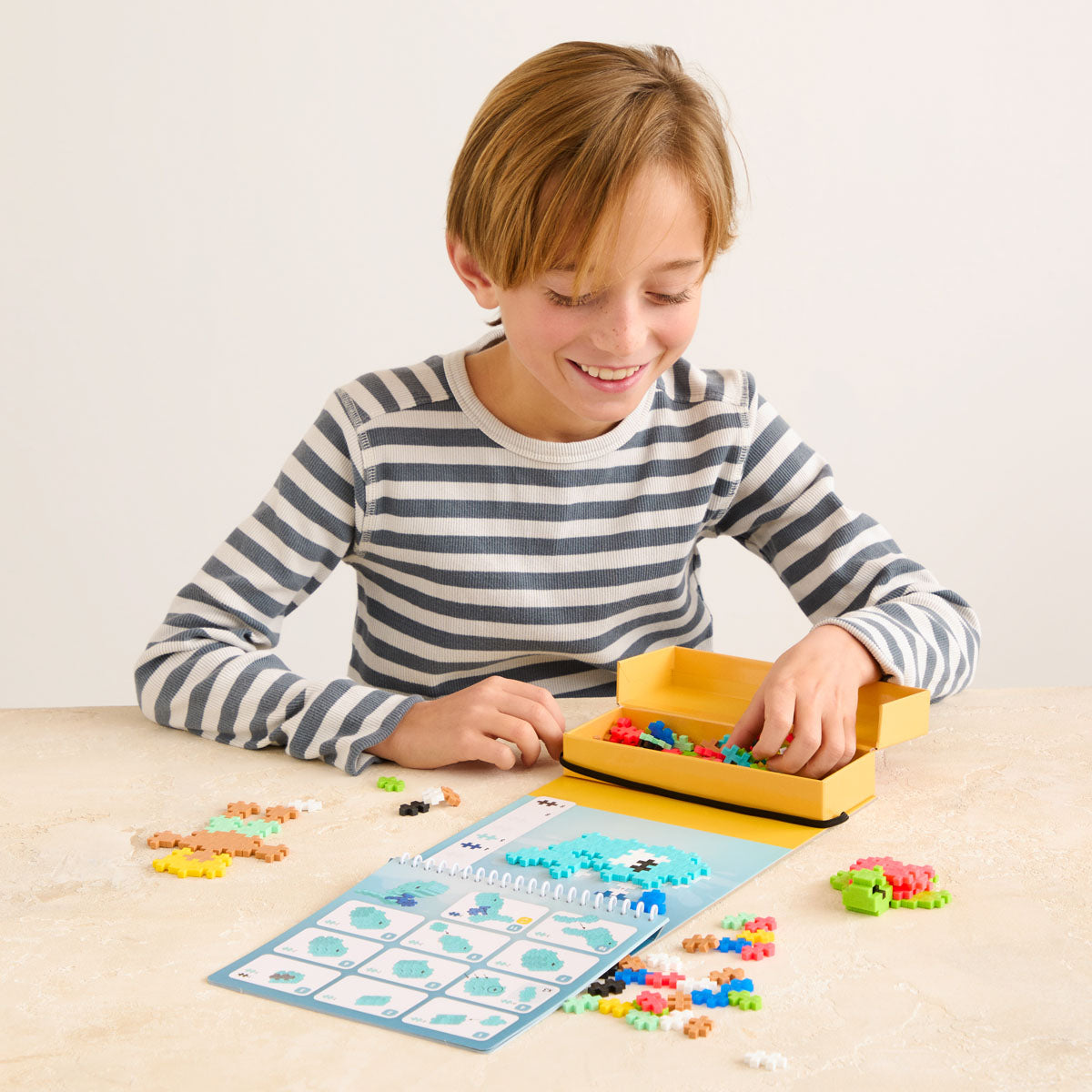 Plus-Plus Puzzle By Number Activity Pad - Ocean