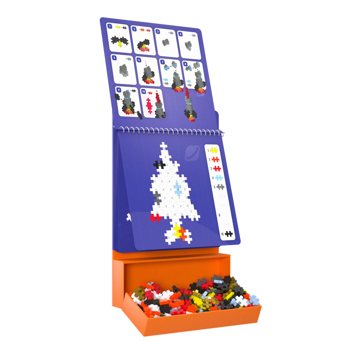 Plus-Plus Puzzle By Number Activity Pad - Space