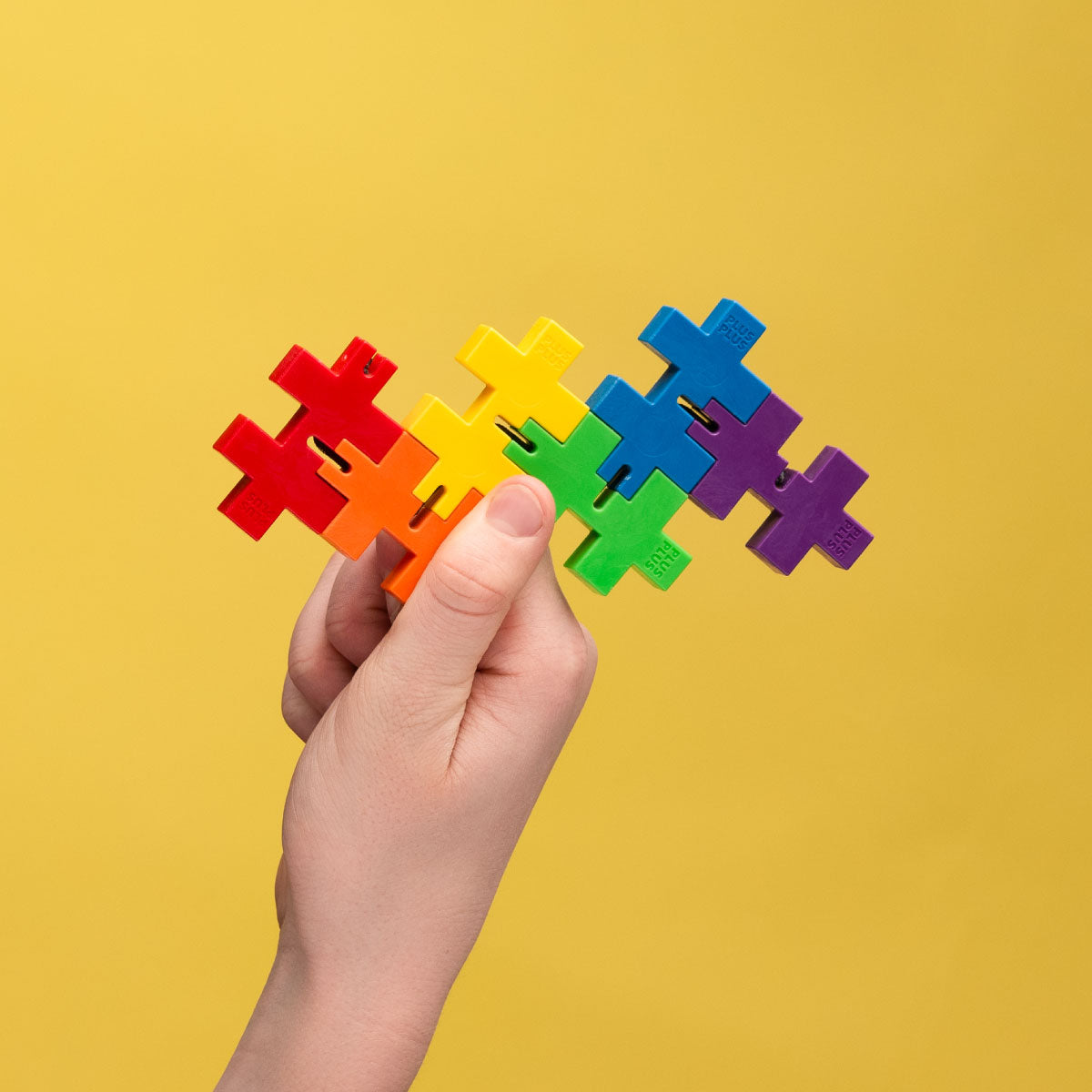 Plus Plus Hexel Spectrum Fidget Toy
