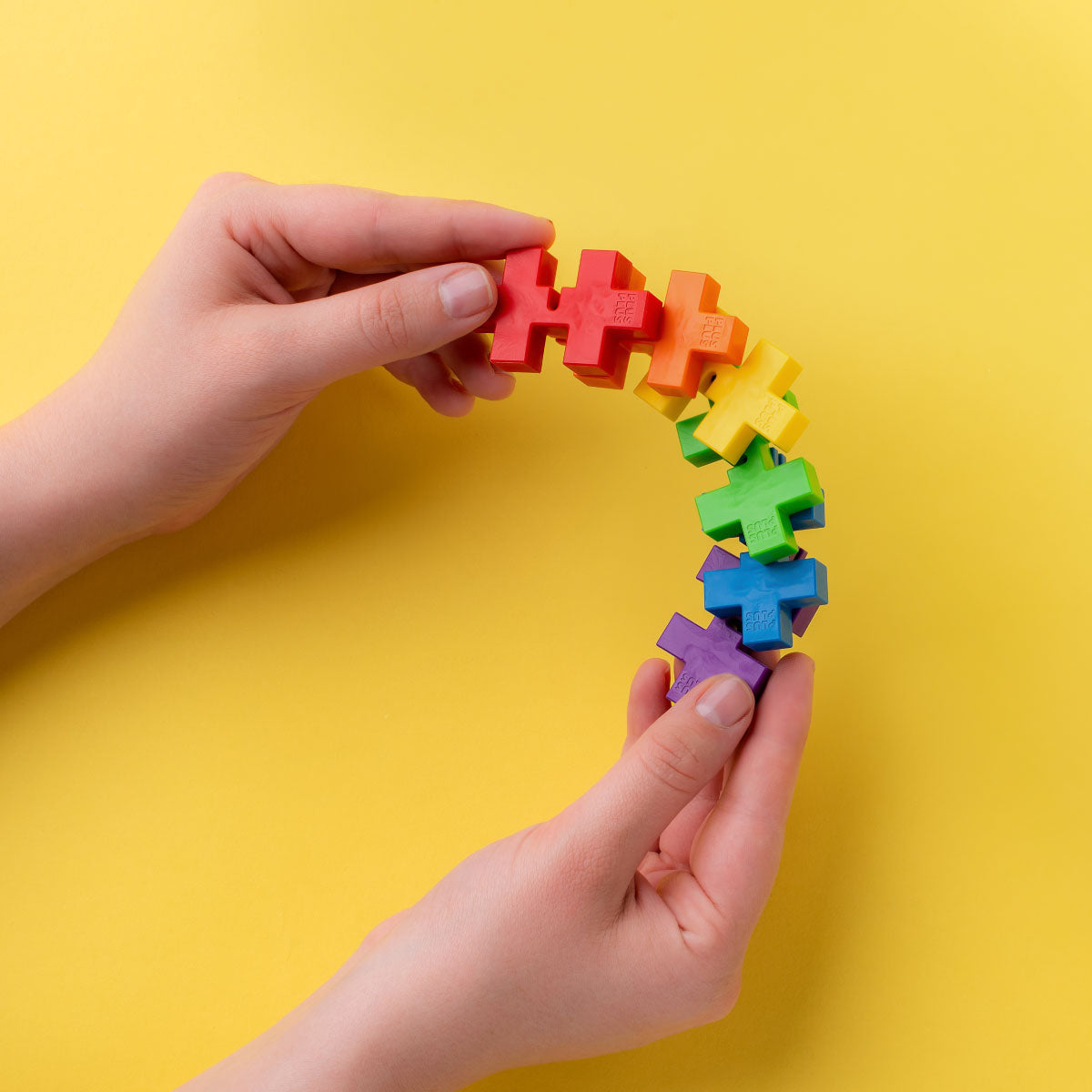 Plus Plus Hexel Spectrum Fidget Toy