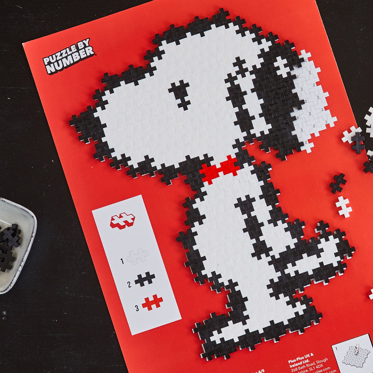 Plus-Plus Peanuts Puzzle By Number 275 pc Tubes