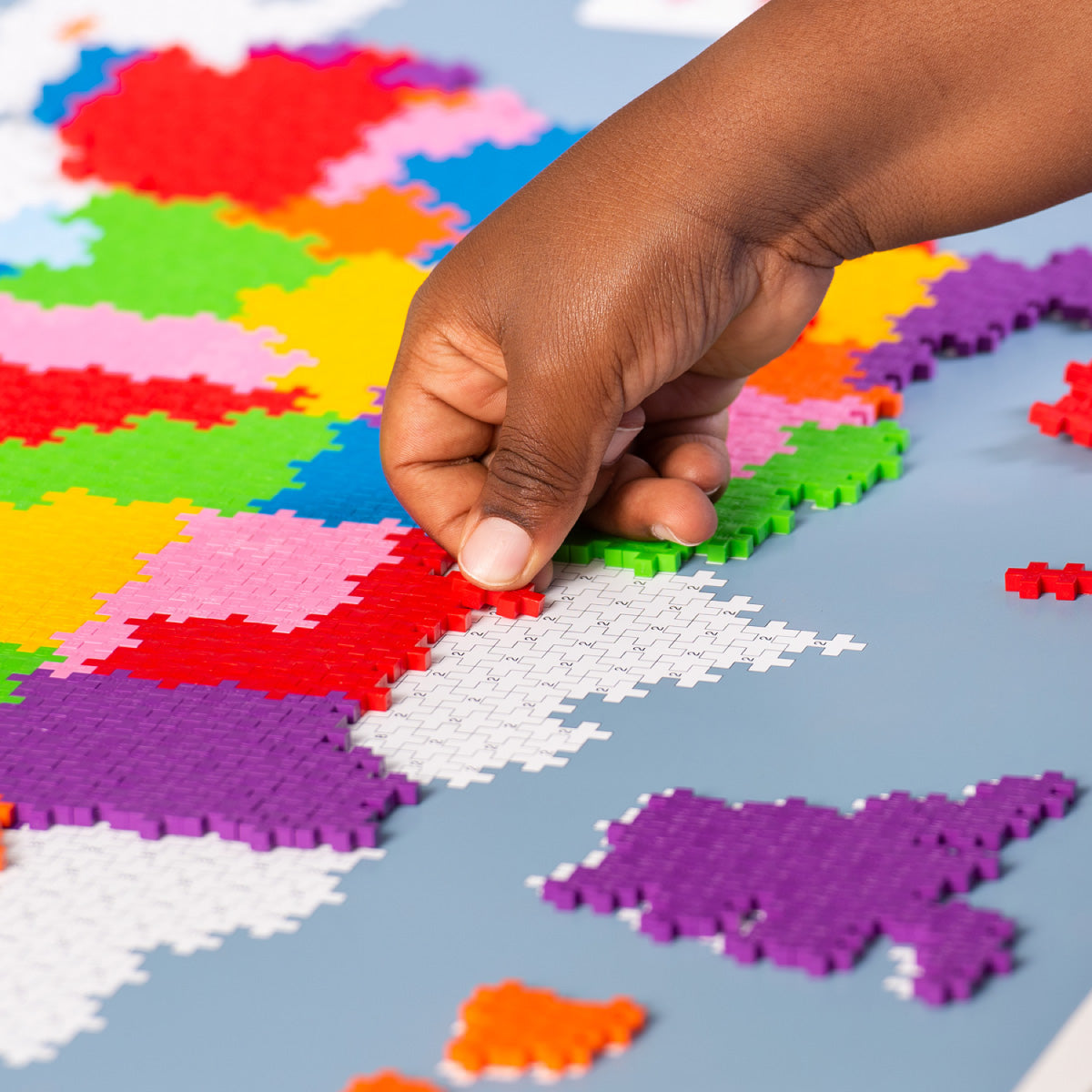 Plus-Plus Puzzle By Number Map of the United States