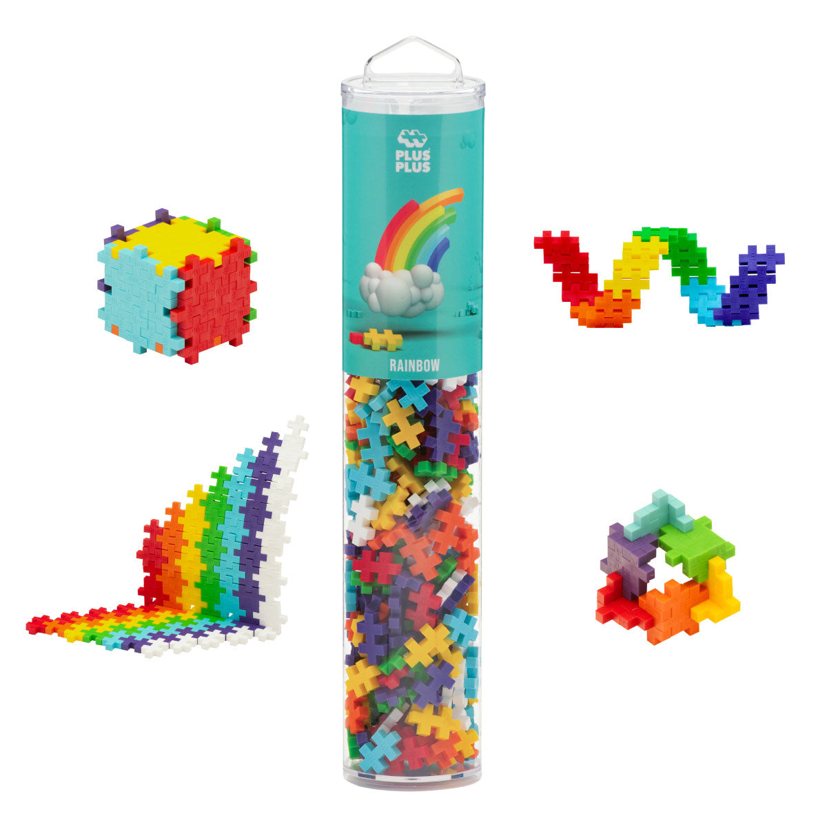 Plus-Plus 240pc Tubes - Rainbow