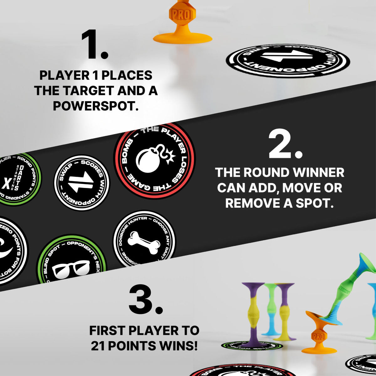 PopDarts Power Spots Instructions