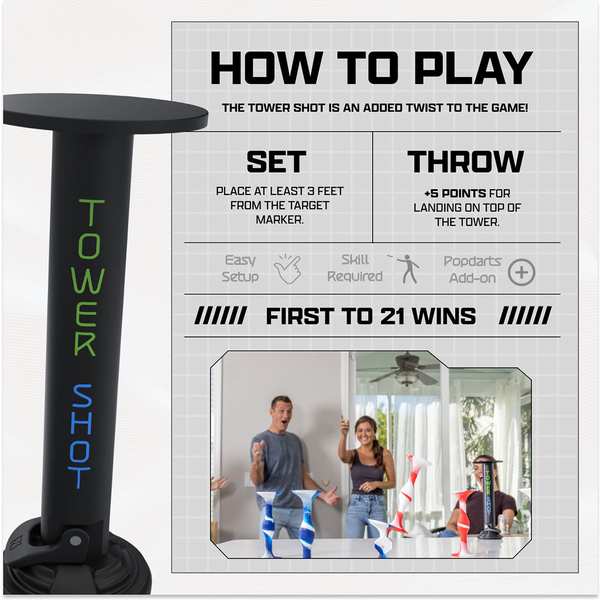 PopDarts Tower Shot
