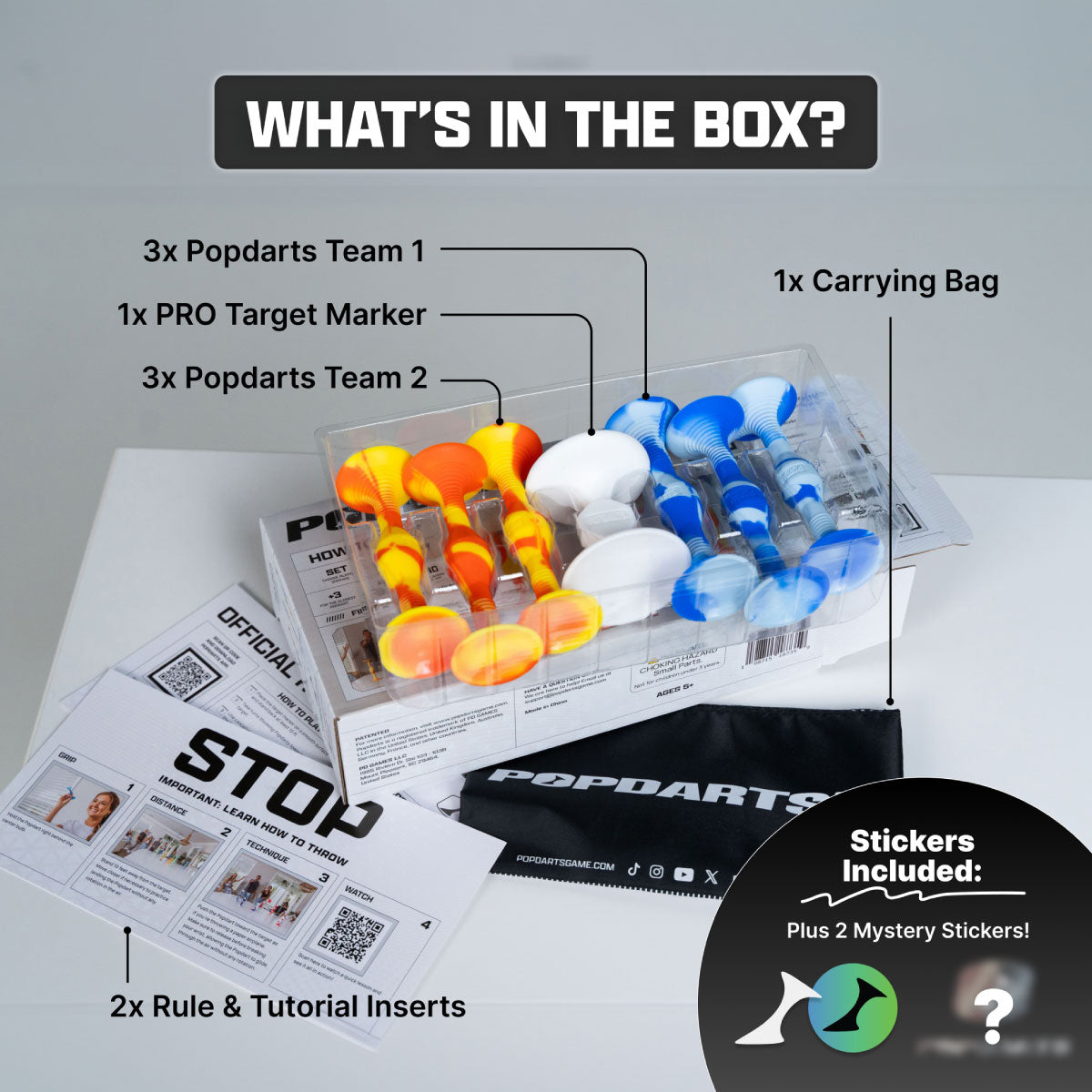 PopDarts Pro Packs Contents