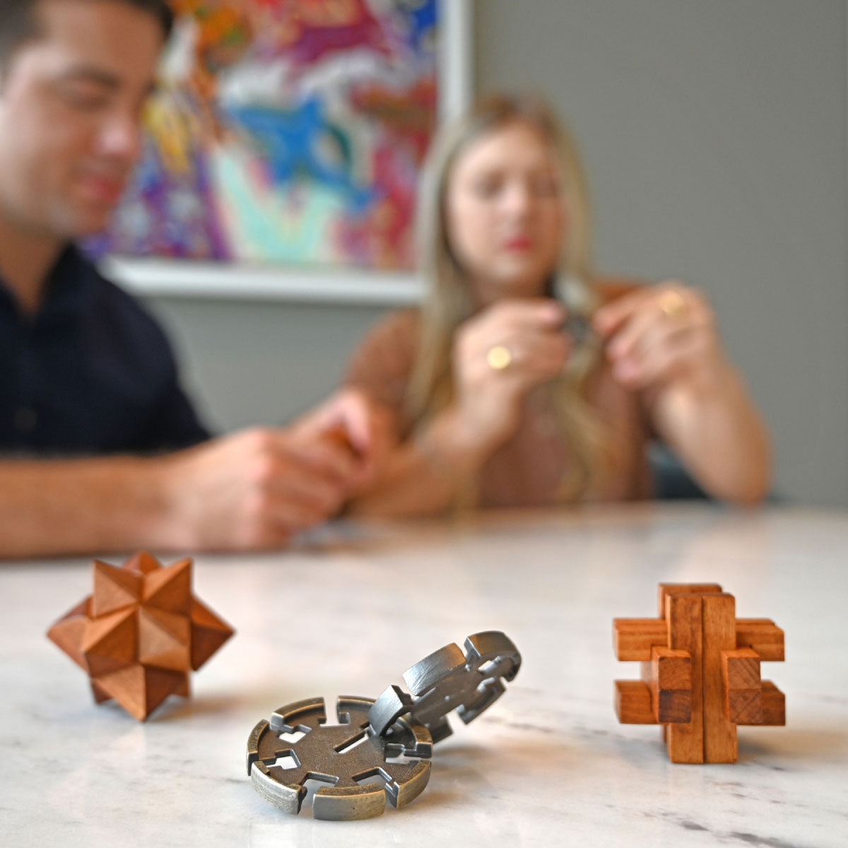 True Genius Lost Treasure Collection set of 5 Brain Teaser Puzzles