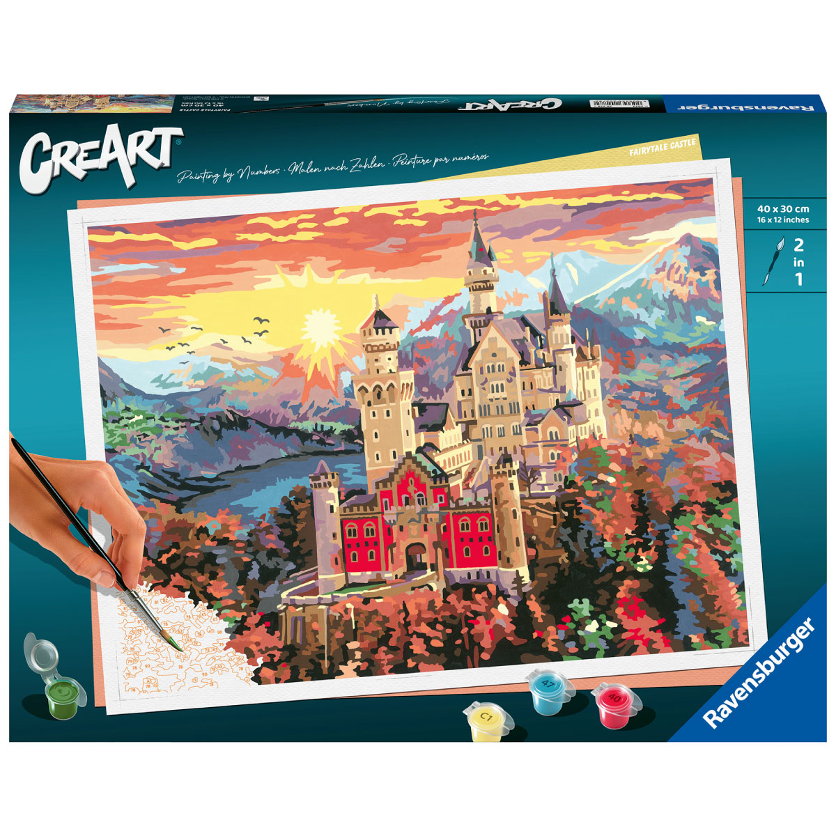 Ravensburger CreArt Paint By Number Fairytale Castle