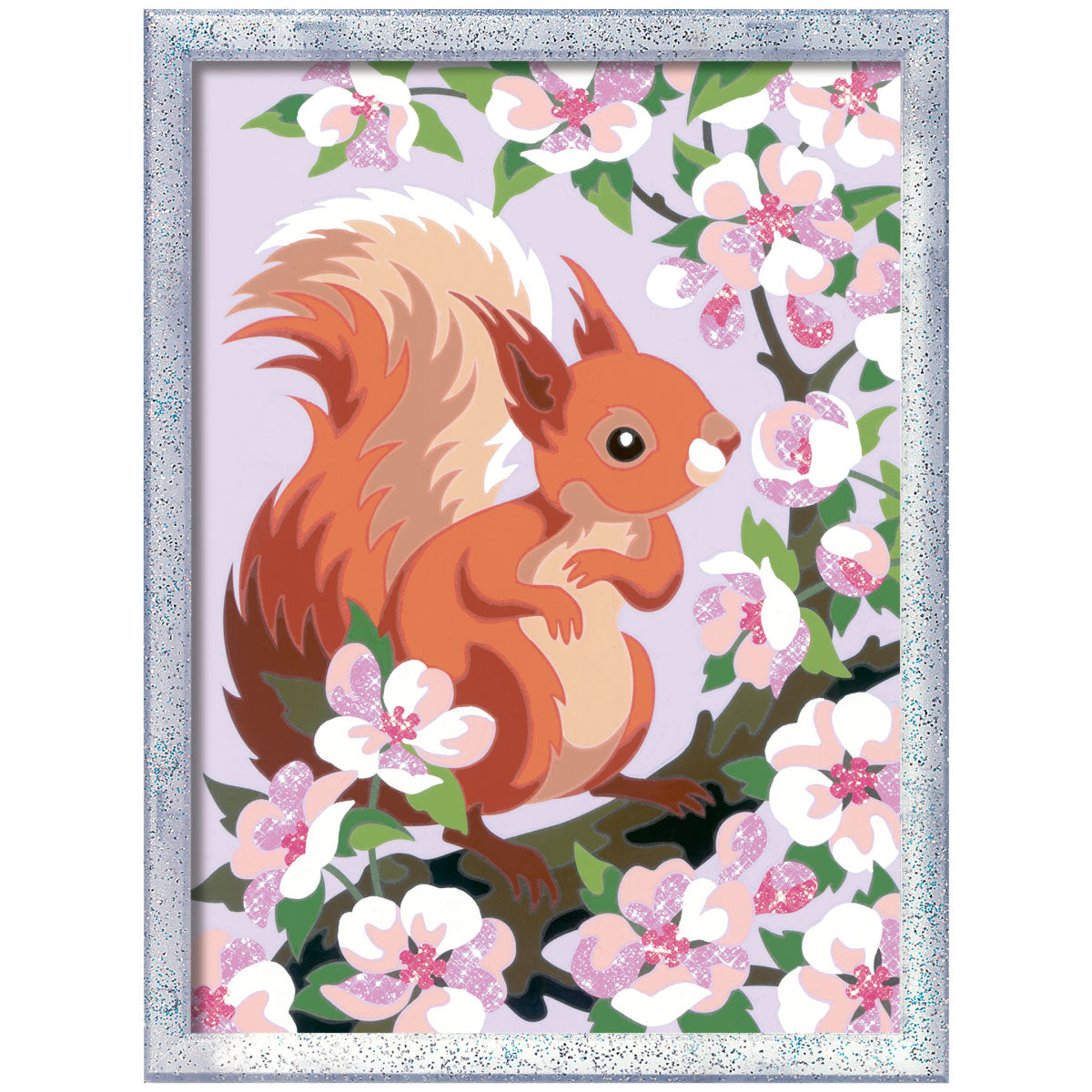 Ravensburger CreArt Paint By Number Spring Squirrel with Glitter Finish