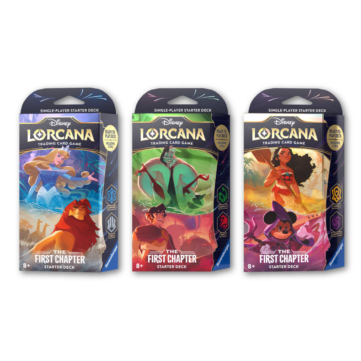 Disney Lorcana TCG First Chapter Starter Deck - Call for Availability