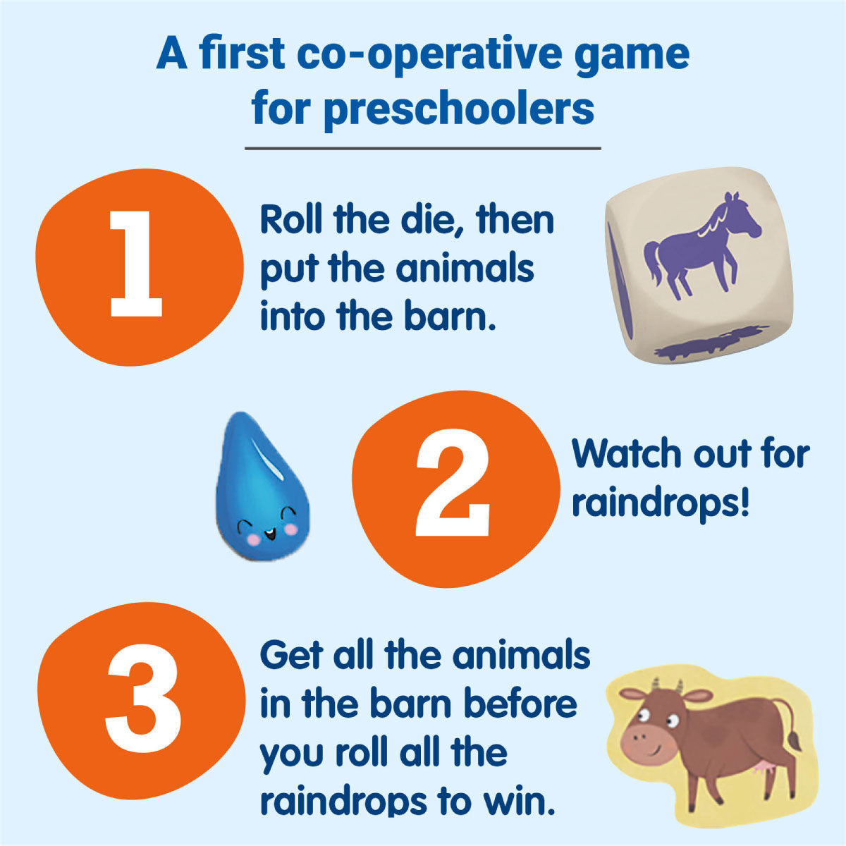 Ravensburger Rainy Ranch Cooperative Game