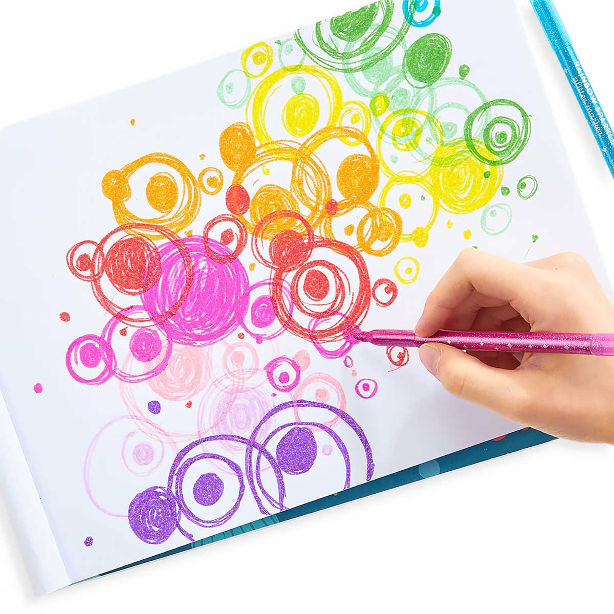 OOLY - Rainbow Sparkle Glitter Markers - Set of 15