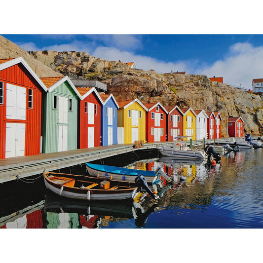 Ravensburger Colorful Houses in Sweden 100 Piece XL Jigsaw Puzzle