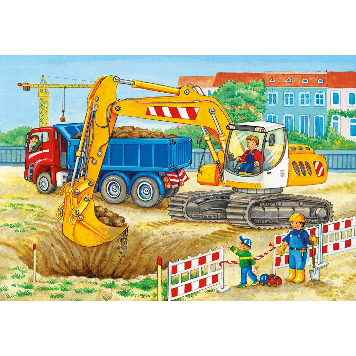Ravensburger Farm & Construction Site 2 x 24 Piece Jigsaw Puzzle