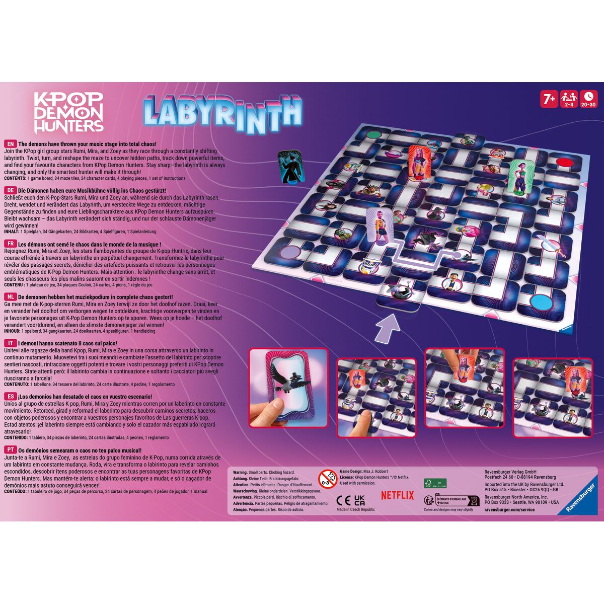 Ravensburger KPop Demon Hunters Labyrinth Game