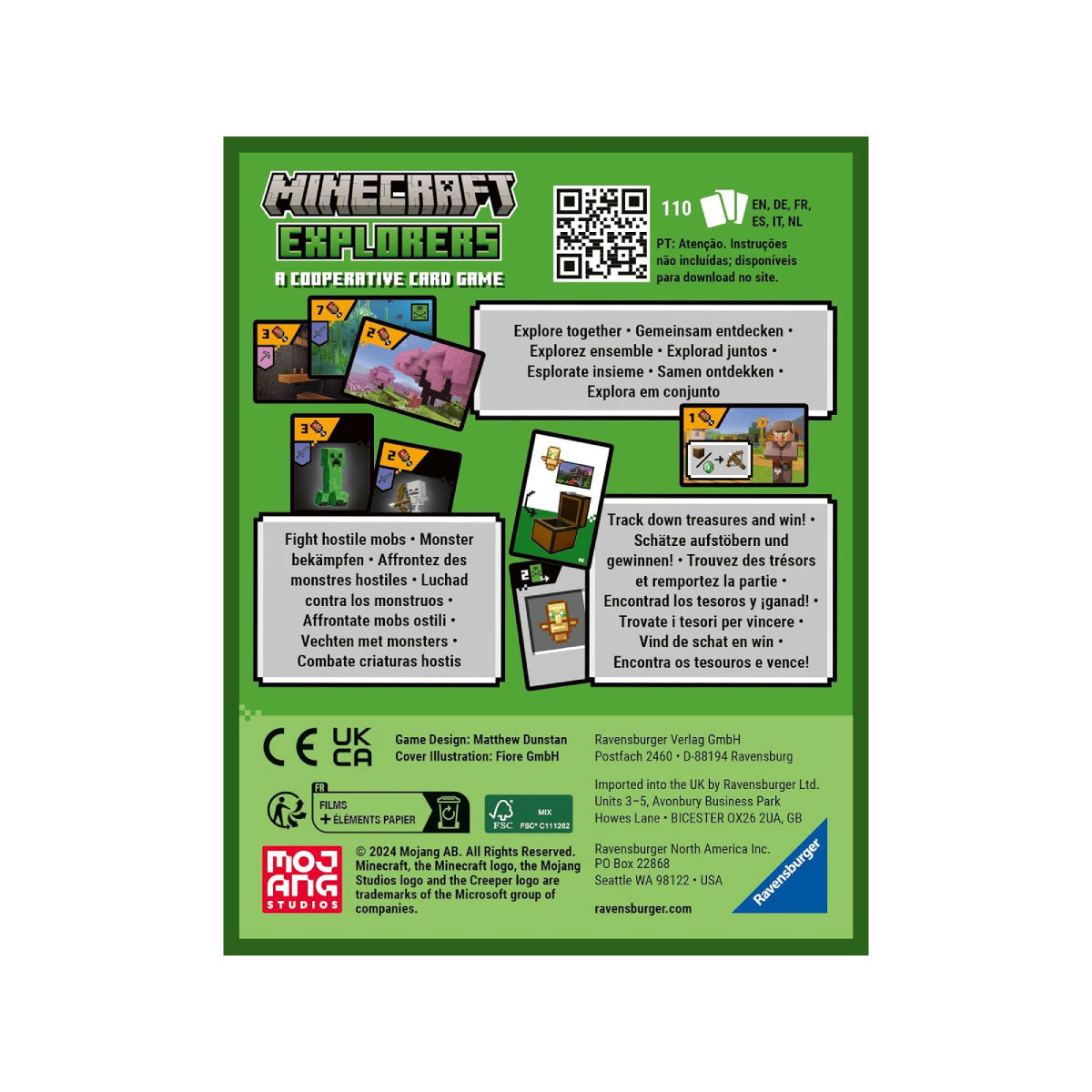 Ravensburger Minecraft Explorers Cooperative Card Game