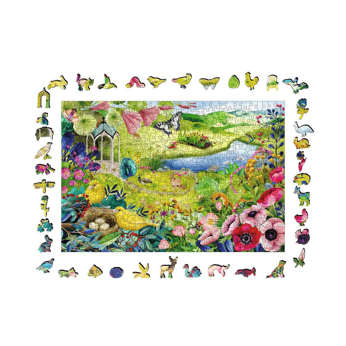 Ravensburger Wooden Jigsaw Puzzle Nature Garden - 500 Pieces