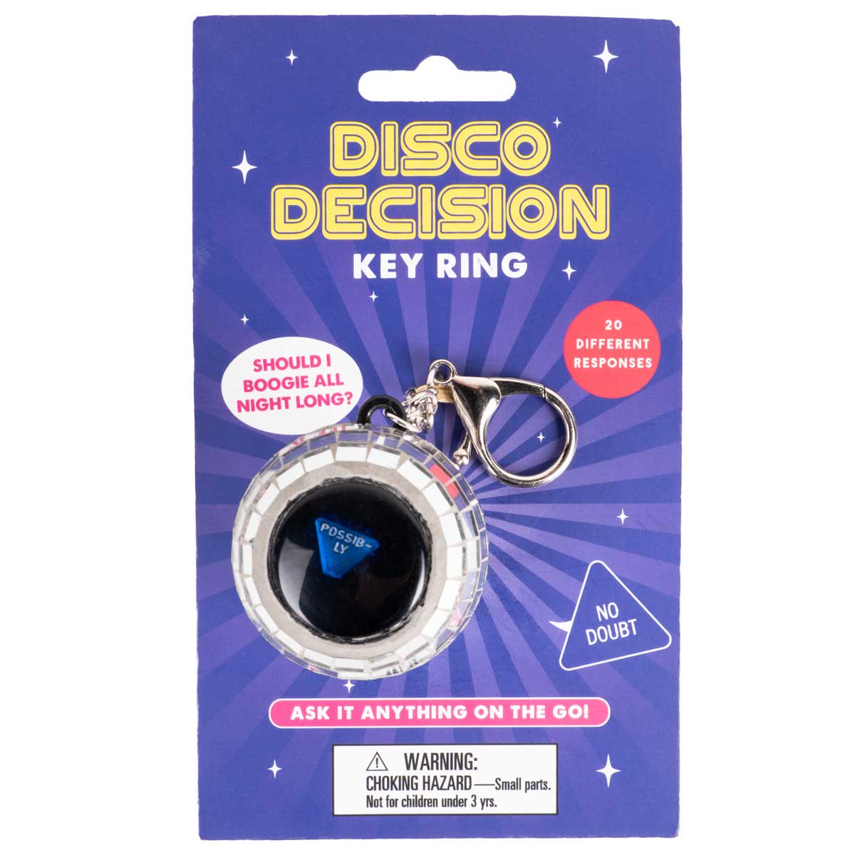 Disco Decision Ball Keychain