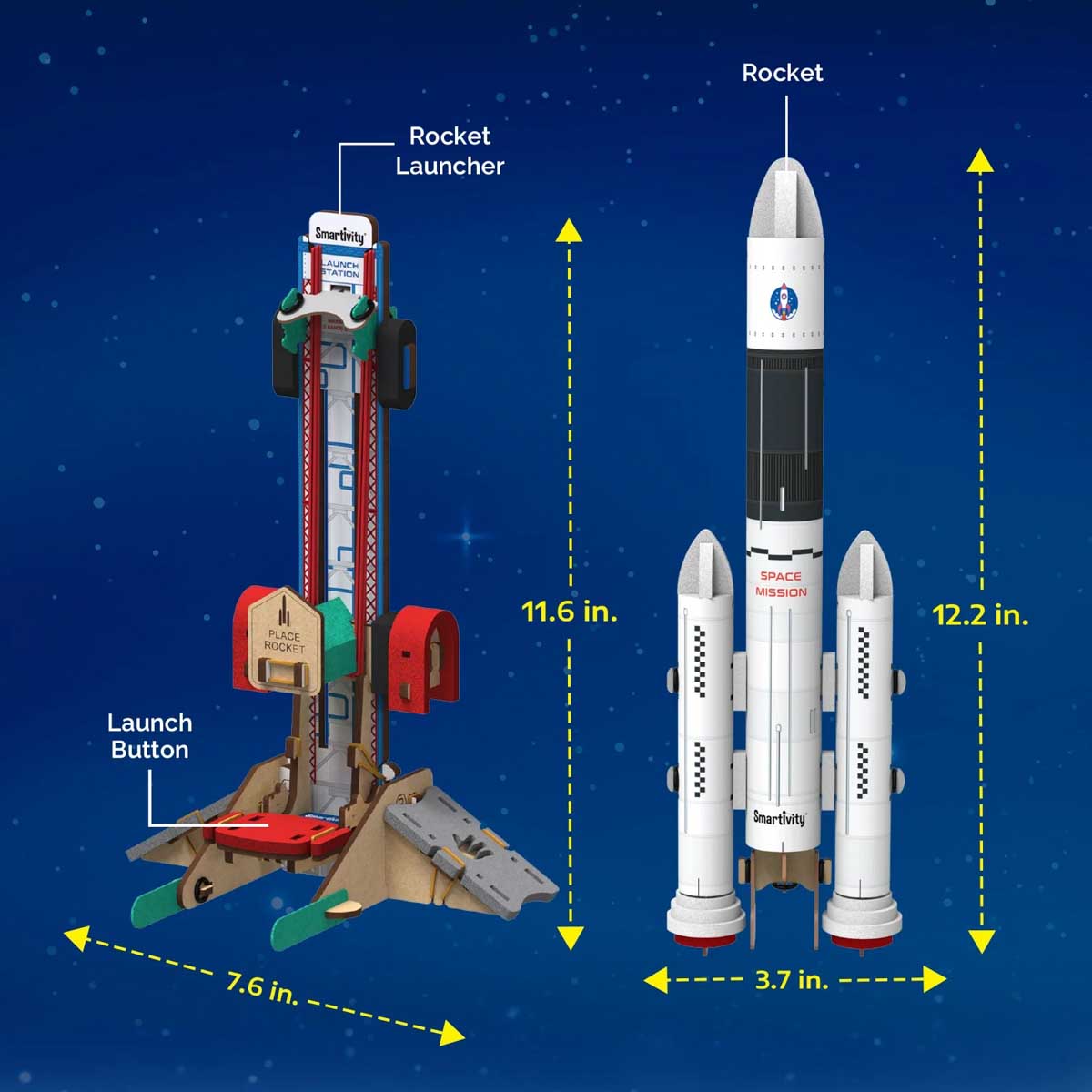 Rocket Launcher - DIY STEM Building Kit - Smartivity