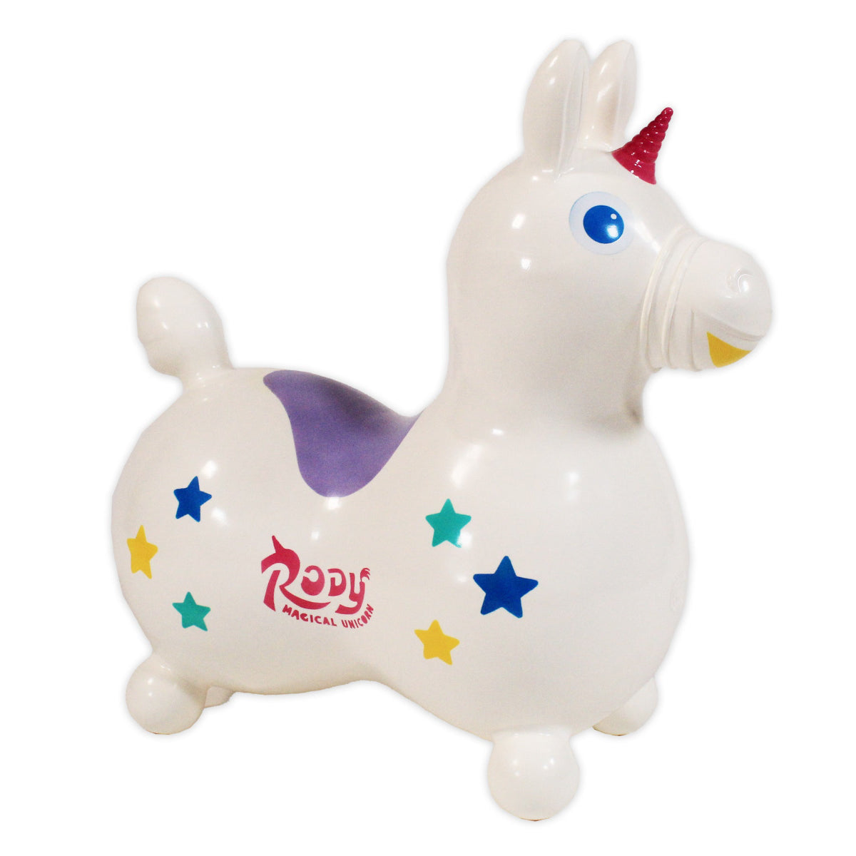 Rody Magical Unicorn in White Rainbow