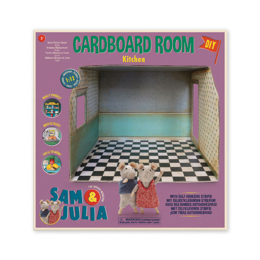 Sam & Julia Kitchen DIY Cardboard Room 1:12 Scale