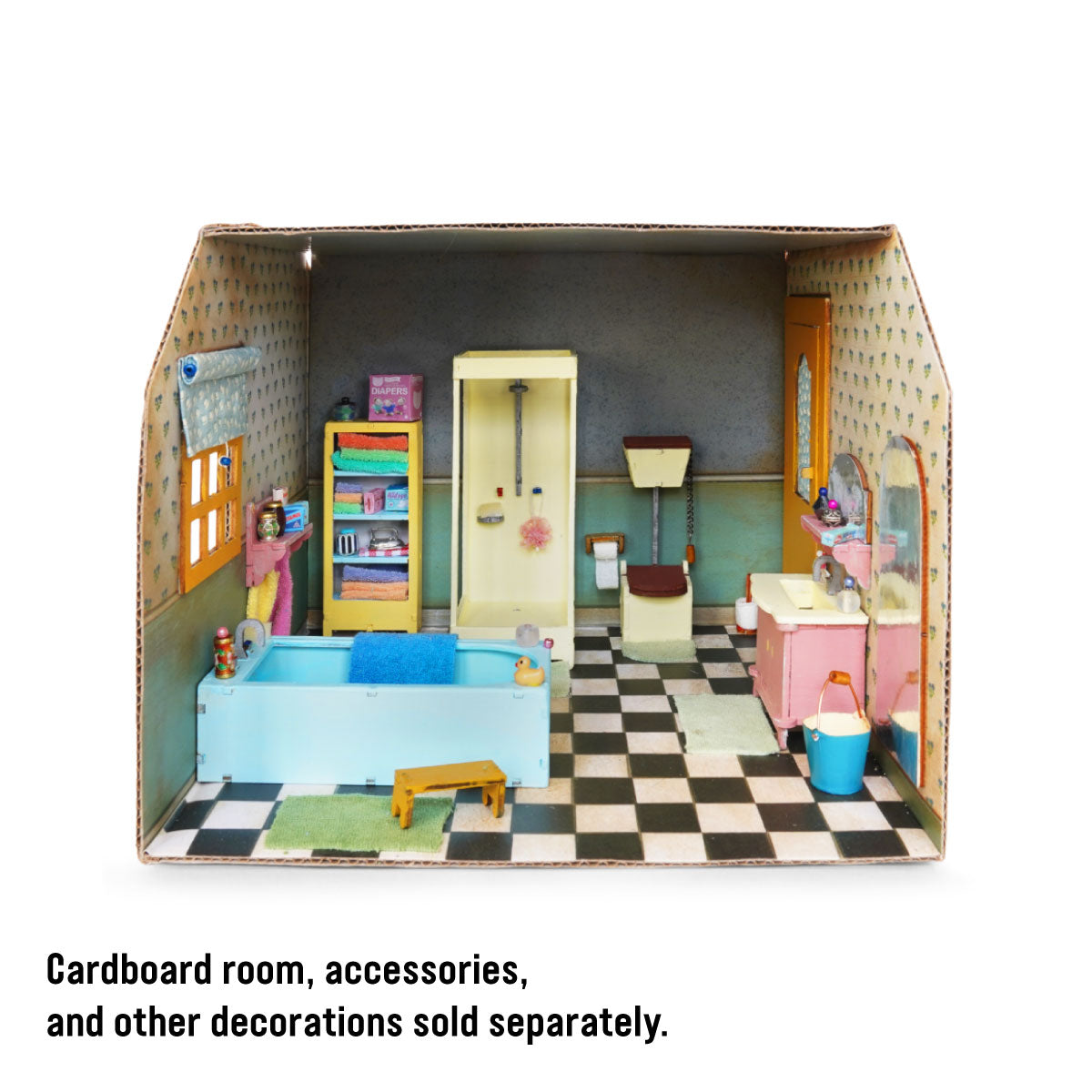 Sam & Julia Bathroom DIY Furniture Kit 1:12 Scale