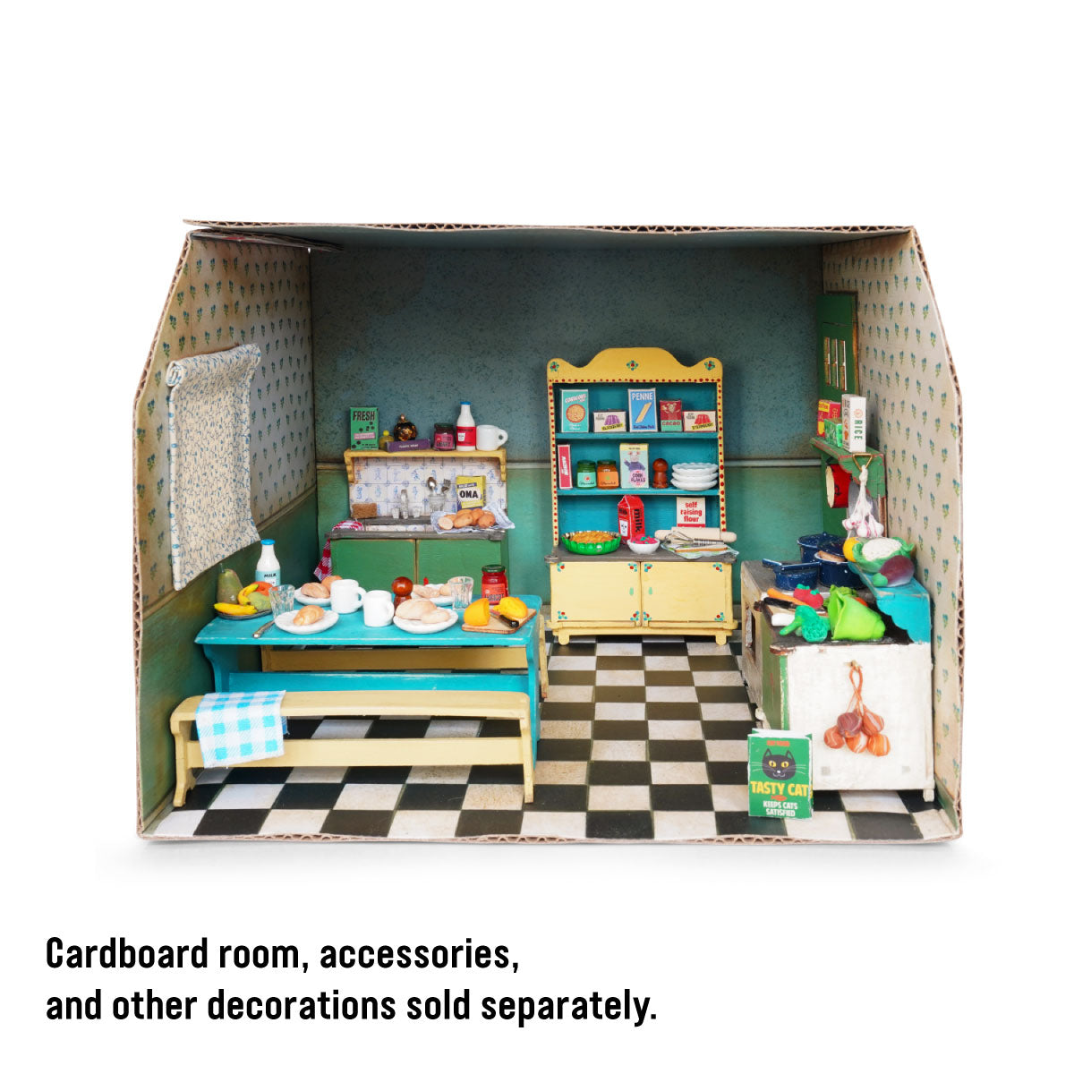 Sam & Julia Kitchen DIY Furniture Kit 1:12 Scale