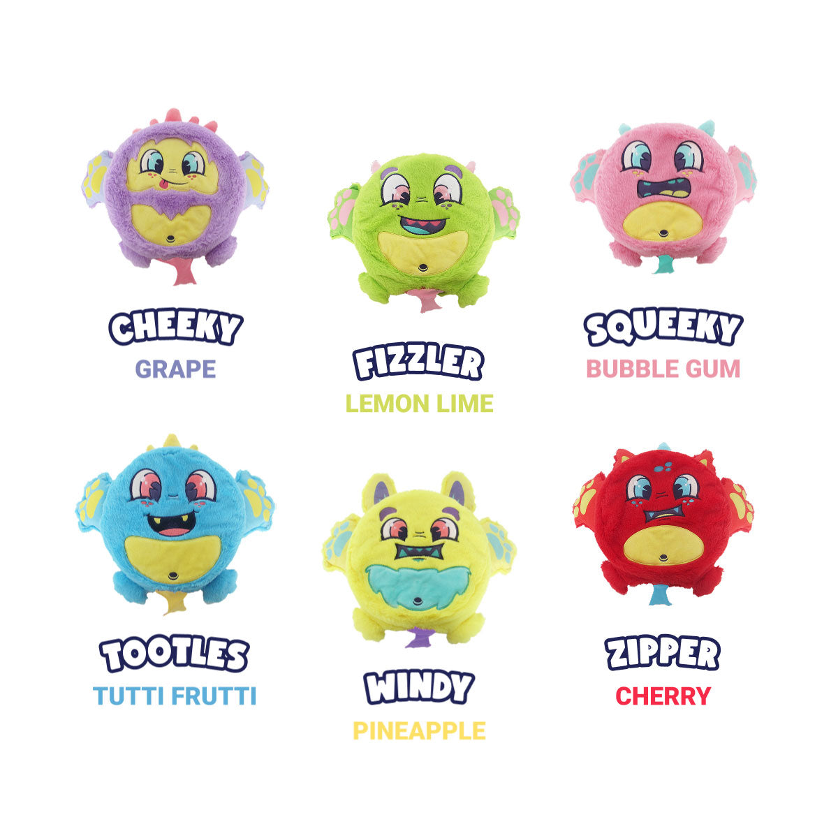 Fart Monsters Gourmet Scented Plush