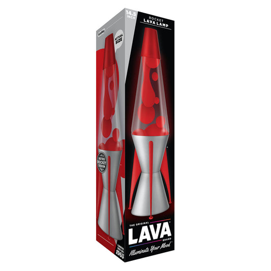 Astrosurge Rocket Lava Lamp 14.5”