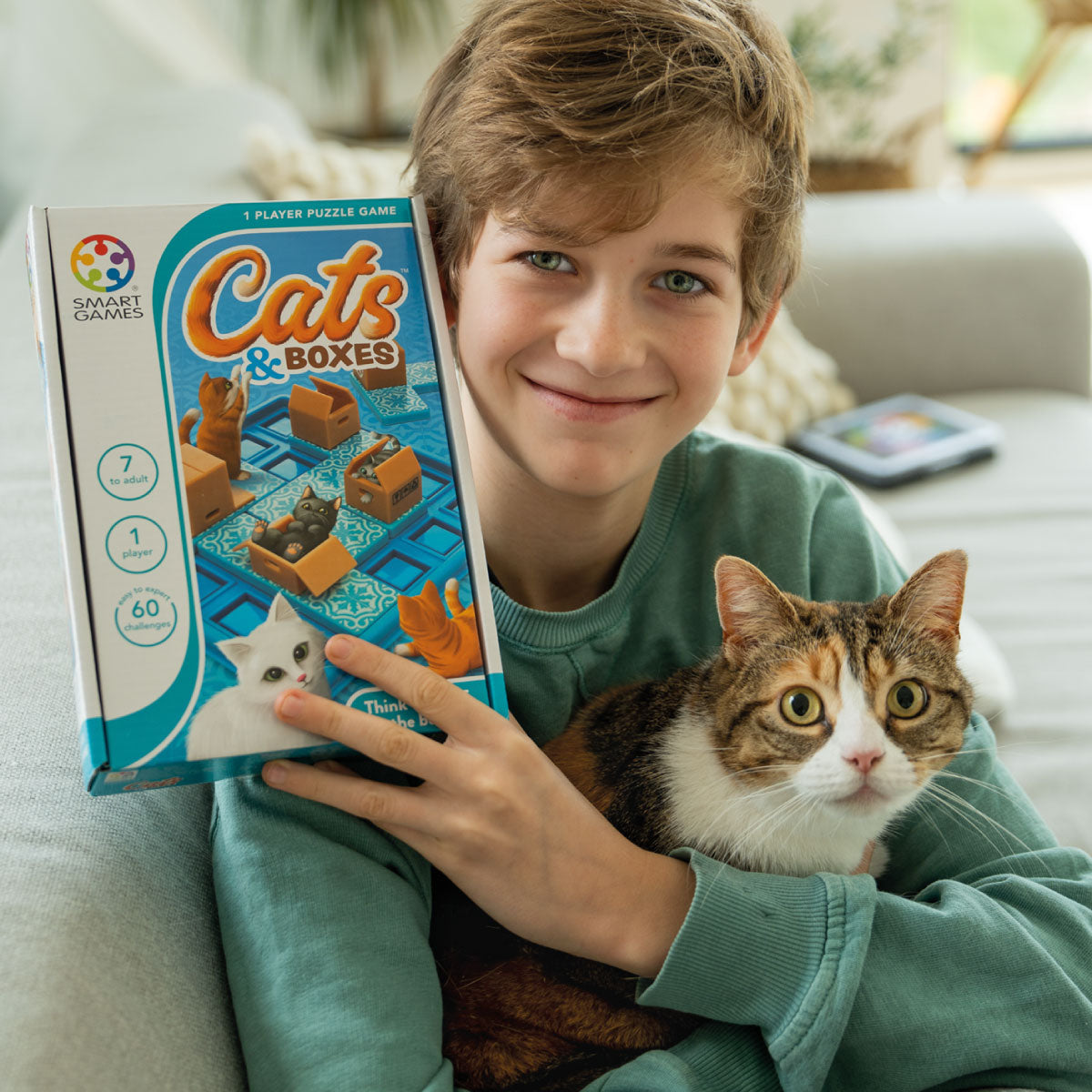 Smart Games Cats and Boxes Logic Game