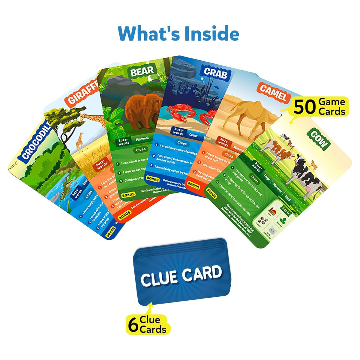 Skillmatics Guess in 10 - Animal Planet Trivia Game