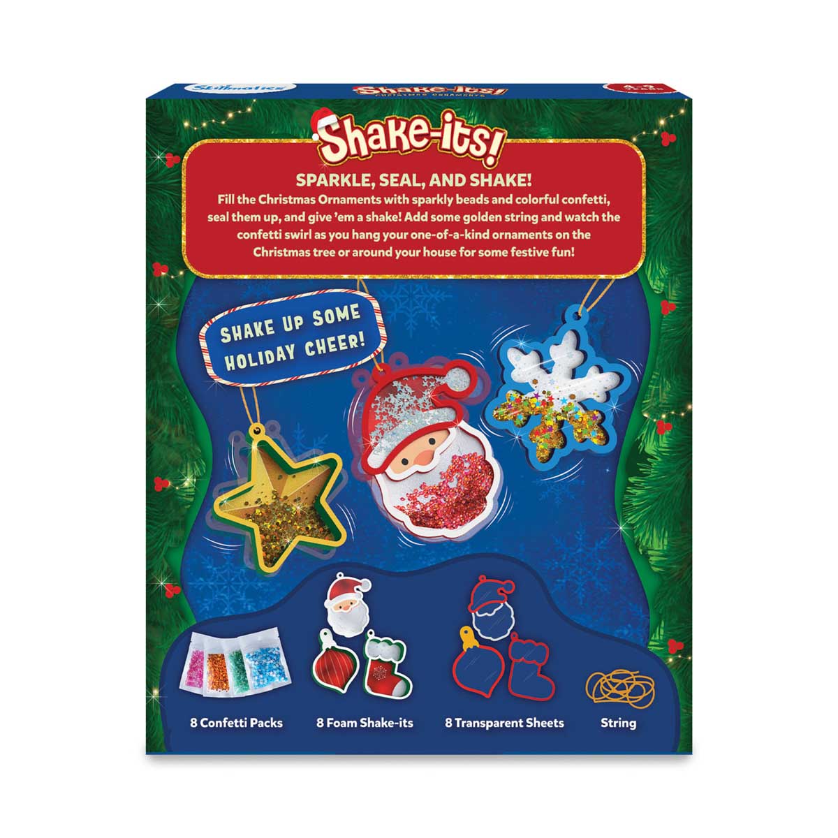 Skillmatics Shake-Its! Christmas Ornaments