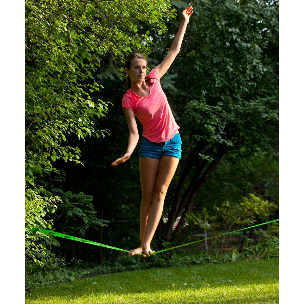 Slackers Slackline - 50 Foot Fluorescent Yellow