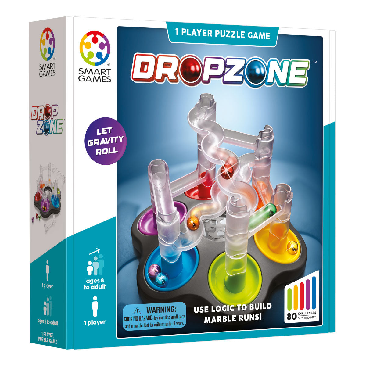 DropZone Marble Run Logic Game